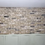 Brick Slip Feature Wall Installation for Dining Room