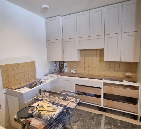 Kitchen Splashback Tiling Installation