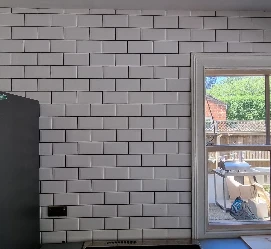 Kitchen Wall Tile Restoration in Hythe